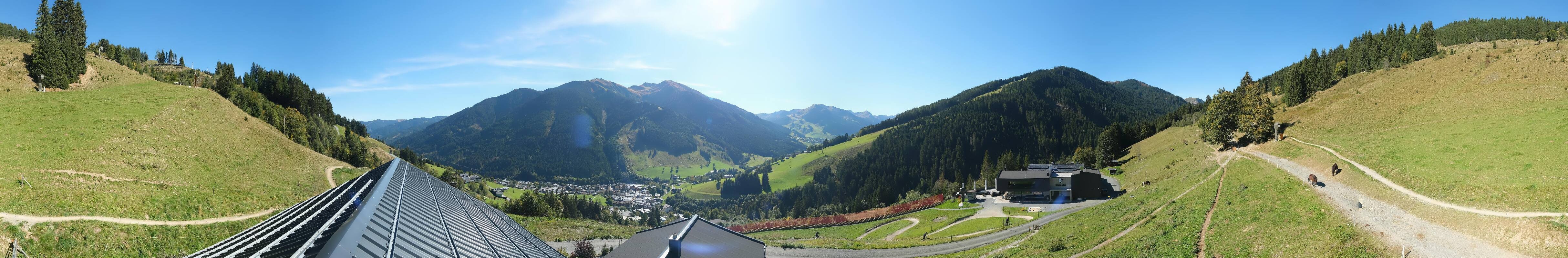 Archiv Foto Webcam Saalbach - Blick von der Maisalm