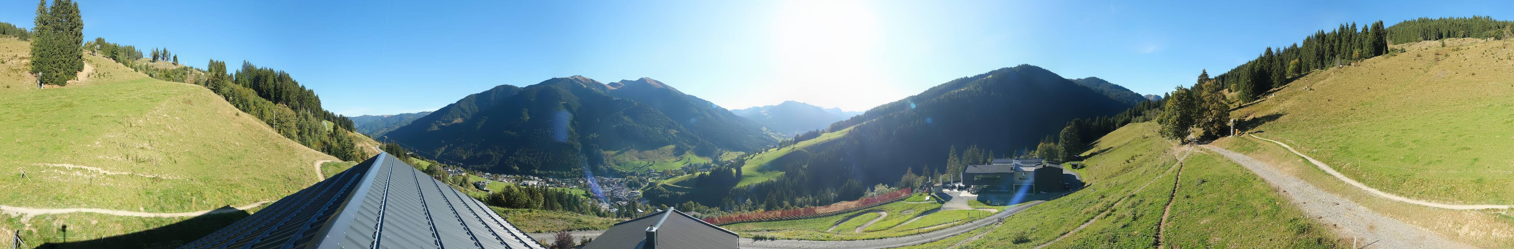 Archiv Foto Webcam Saalbach - Blick von der Maisalm