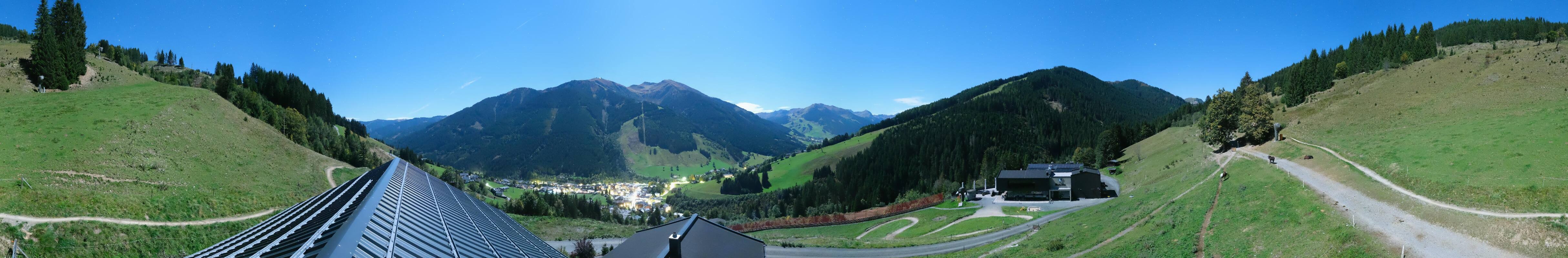 Archived image Webcam Saalbach - View from the Maisalm