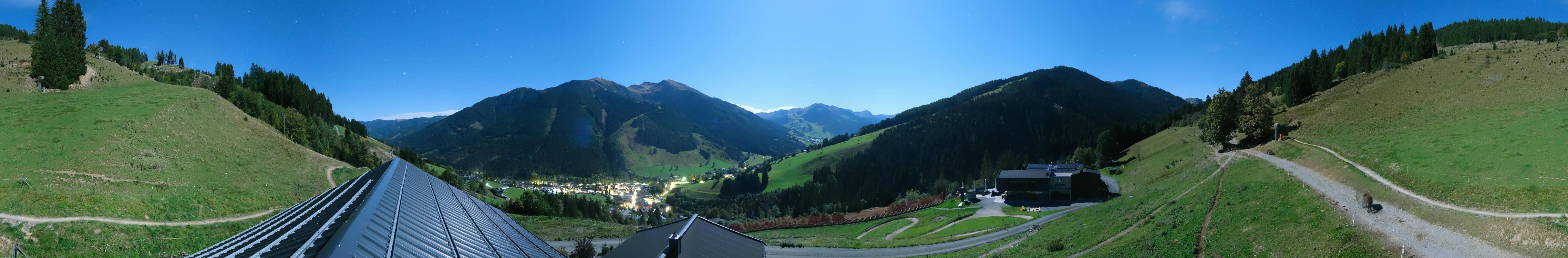 Archived image Webcam Saalbach - View from the Maisalm