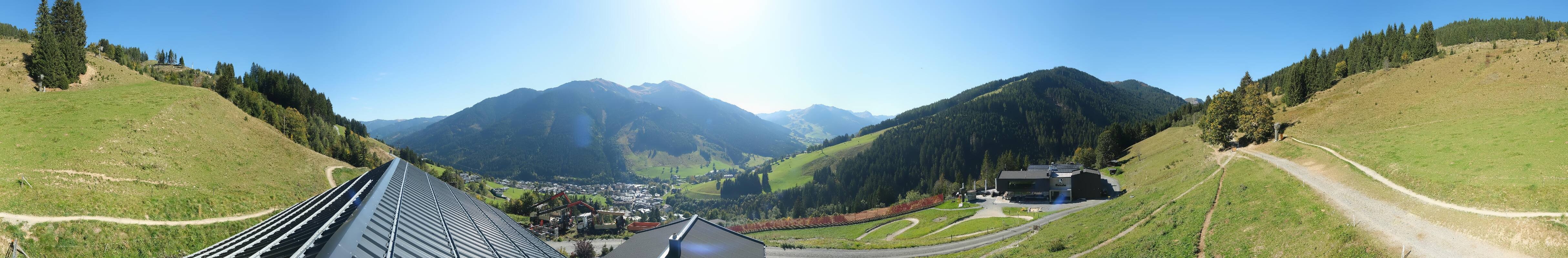 Archiv Foto Webcam Saalbach - Blick von der Maisalm
