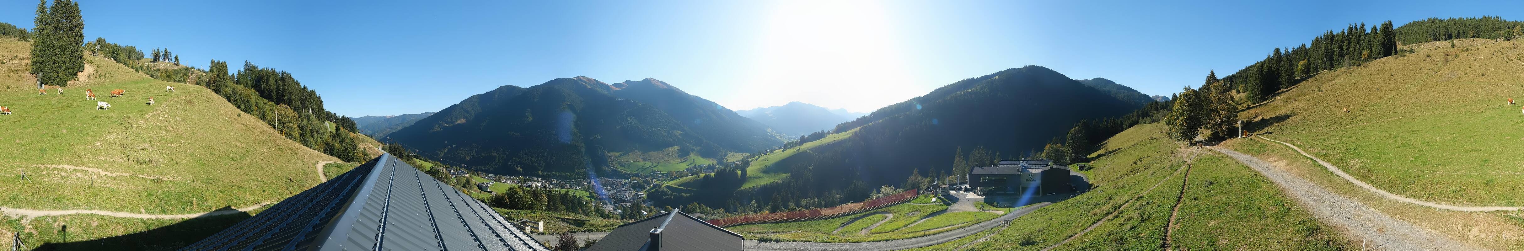 Archiv Foto Webcam Saalbach - Blick von der Maisalm