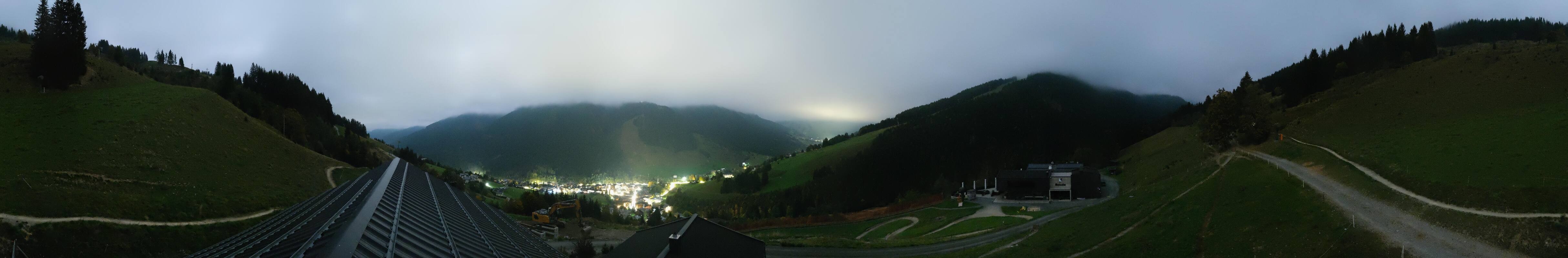 Archived image Webcam Saalbach - View from the Maisalm