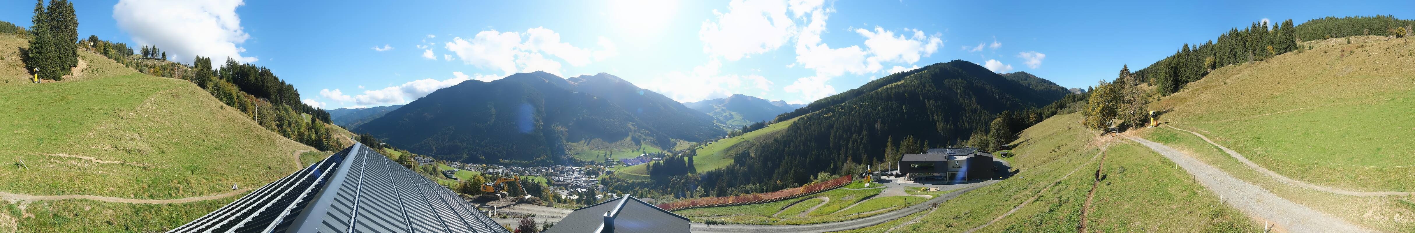 Archiv Foto Webcam Saalbach - Blick von der Maisalm