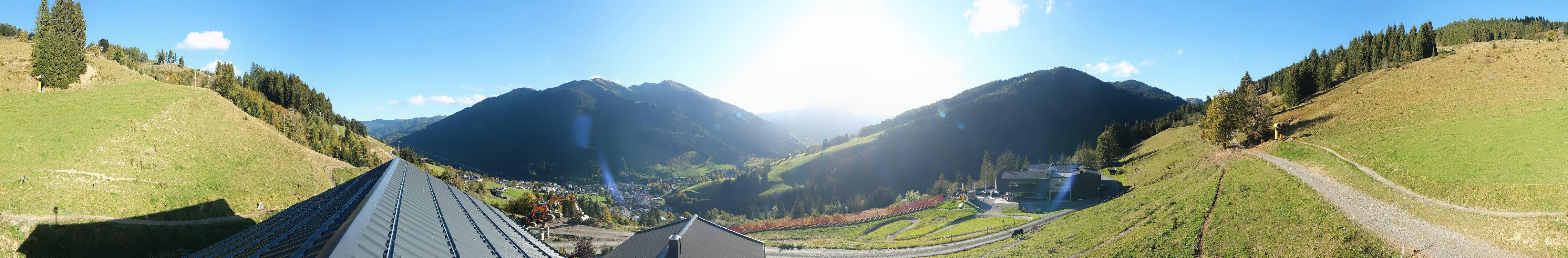 Archiv Foto Webcam Saalbach - Blick von der Maisalm