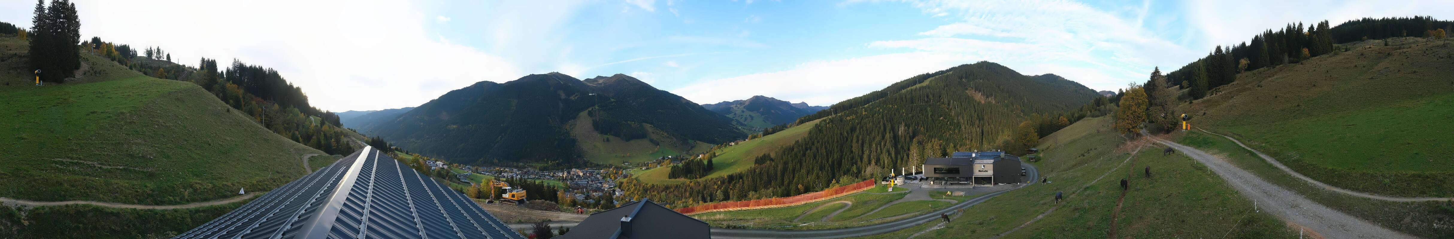 Archiv Foto Webcam Saalbach - Blick von der Maisalm