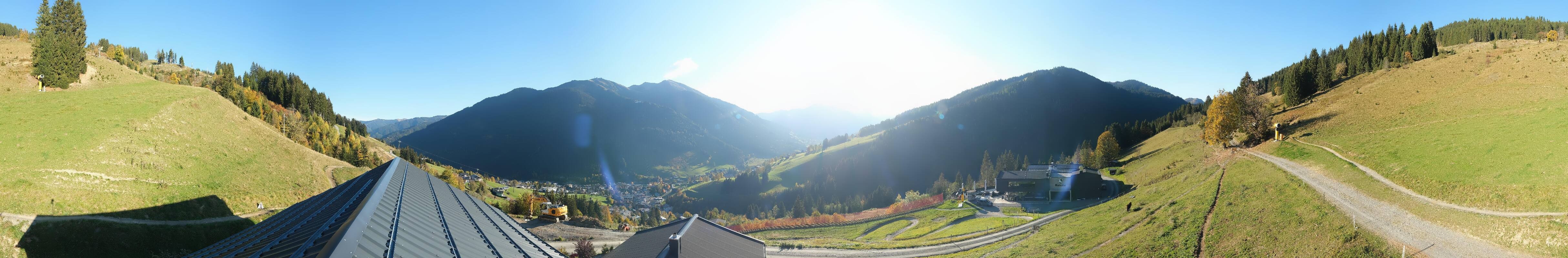 Archiv Foto Webcam Saalbach - Blick von der Maisalm