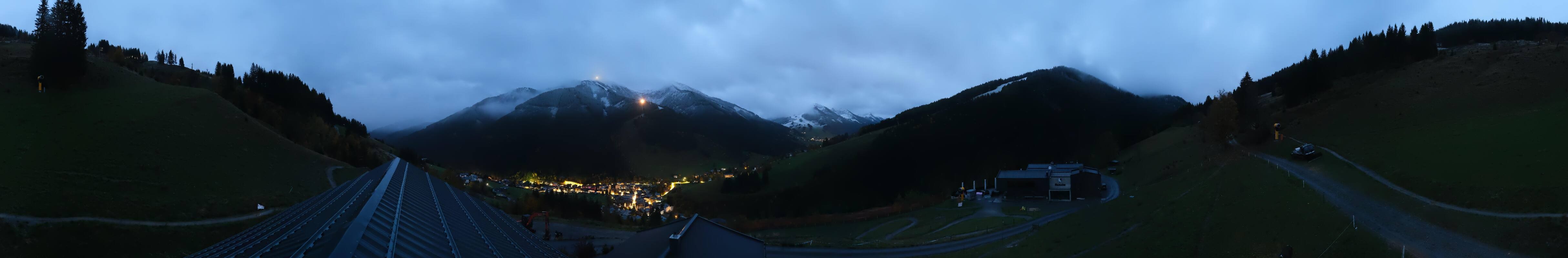 Archived image Webcam Saalbach - View from the Maisalm