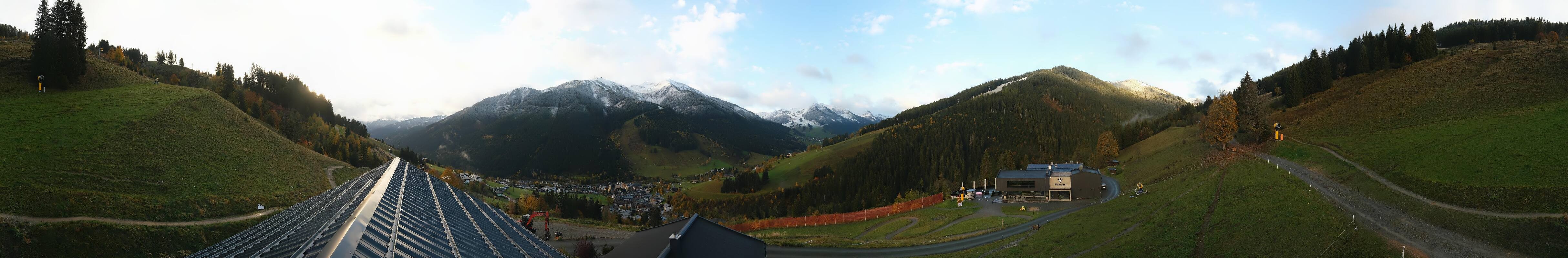 Archived image Webcam Saalbach - View from the Maisalm