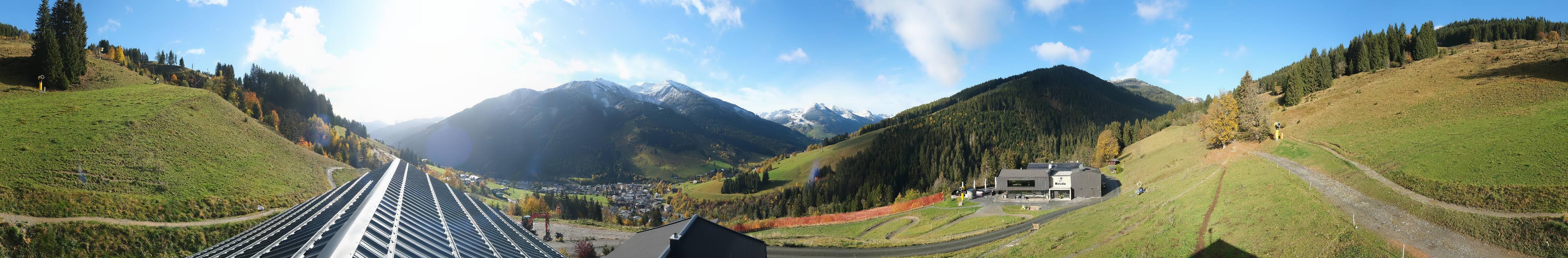 Archived image Webcam Saalbach - View from the Maisalm
