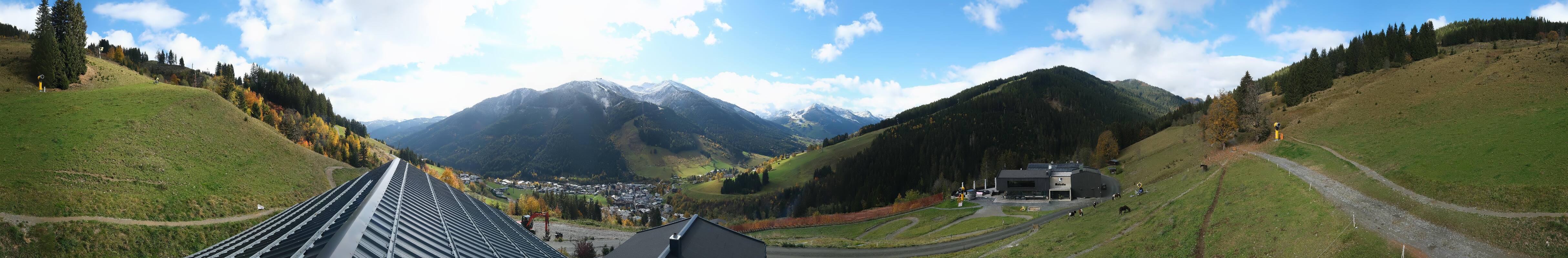 Archived image Webcam Saalbach - View from the Maisalm