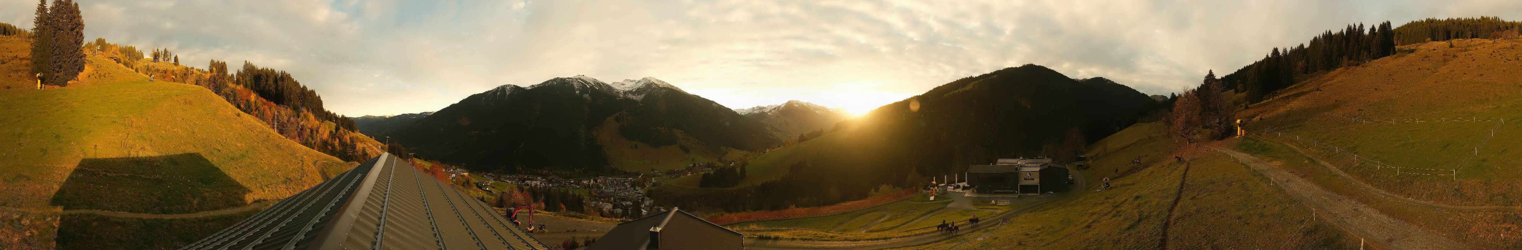 Archiv Foto Webcam Saalbach - Blick von der Maisalm