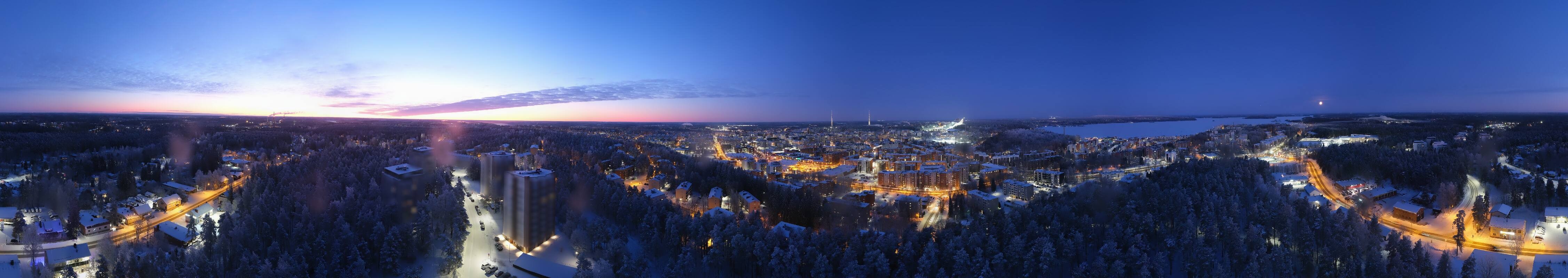 Archiv Foto Webcam Lahti - Mustankallion Wasserturm
