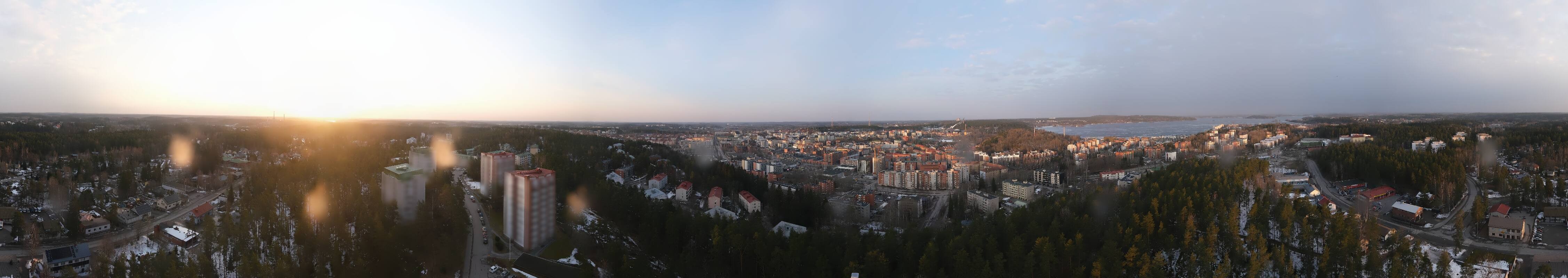 Archiv Foto Webcam Lahti - Mustankallion Wasserturm