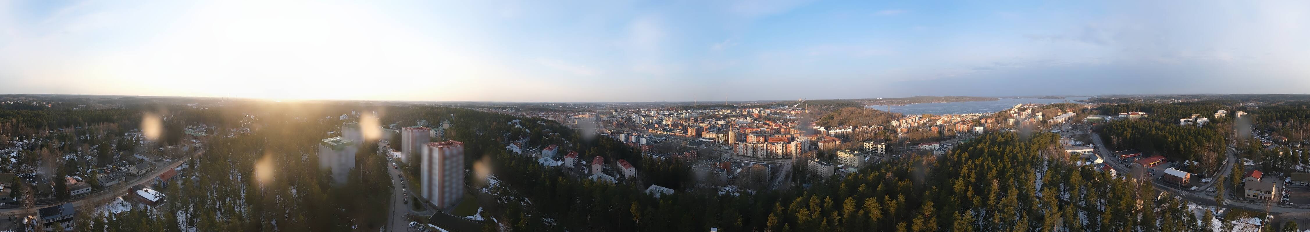 Archiv Foto Webcam Lahti - Mustankallion Wasserturm