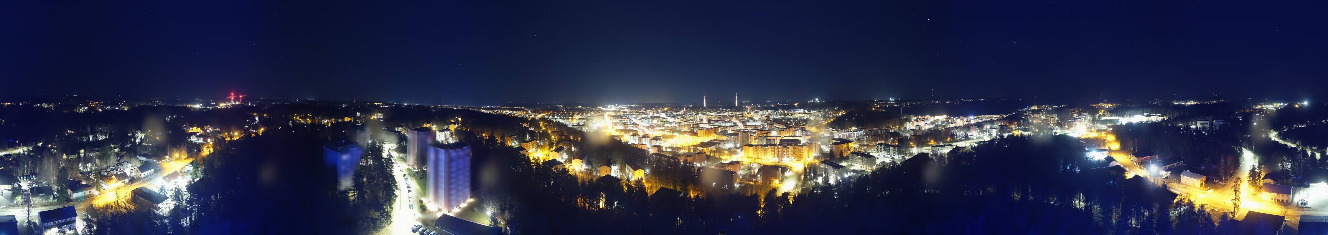 Archived image Webcam Lahti - Mustankallion water tower