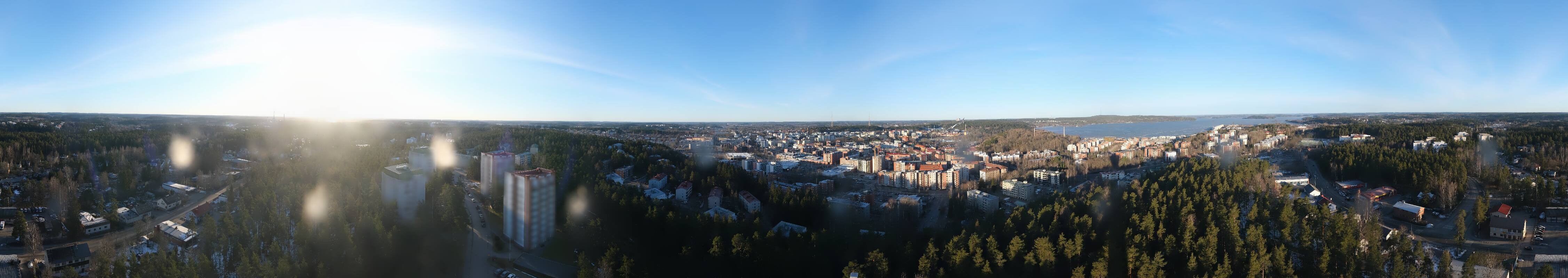 Archived image Webcam Lahti - Mustankallion water tower