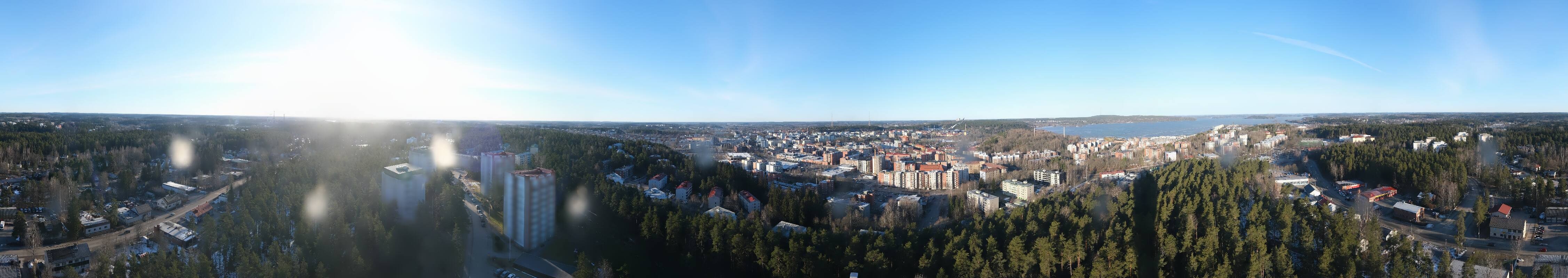 Archived image Webcam Lahti - Mustankallion water tower