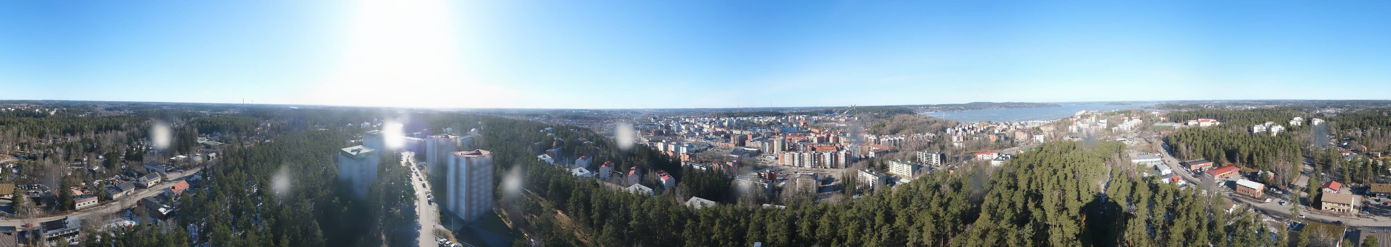 Archiv Foto Webcam Lahti - Mustankallion Wasserturm