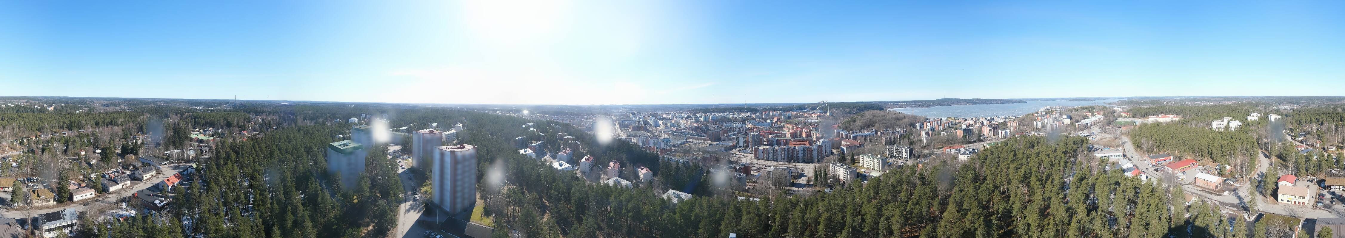 Archiv Foto Webcam Lahti - Mustankallion Wasserturm