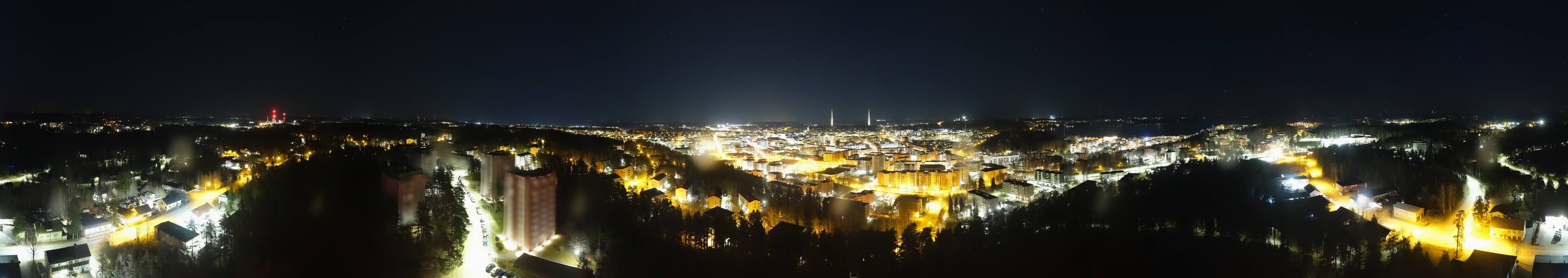 Archived image Webcam Lahti - Mustankallion water tower