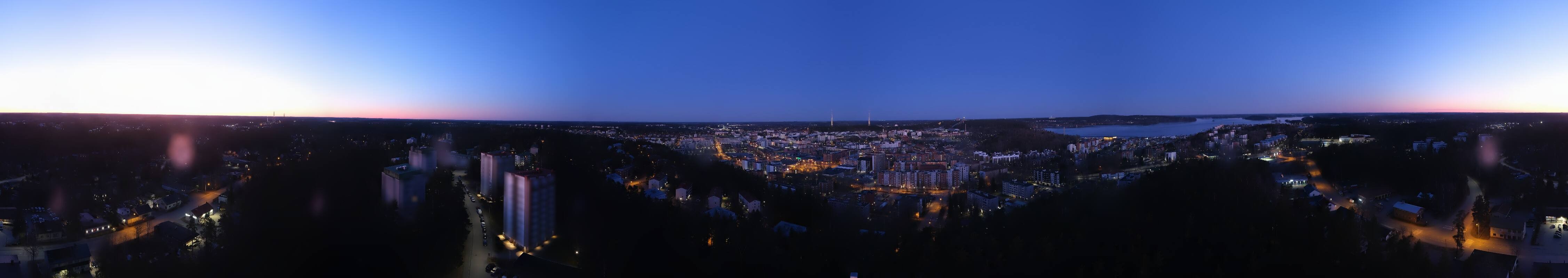 Archived image Webcam Lahti - Mustankallion water tower