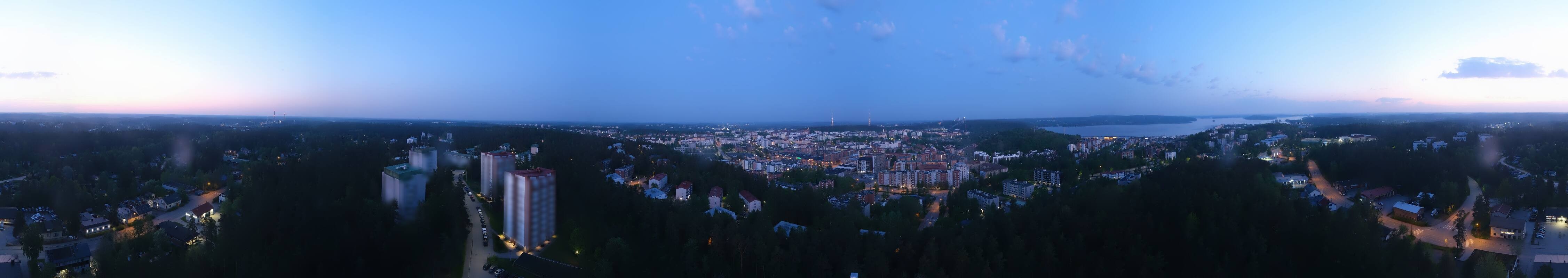 Archiv Foto Webcam Lahti - Mustankallion Wasserturm