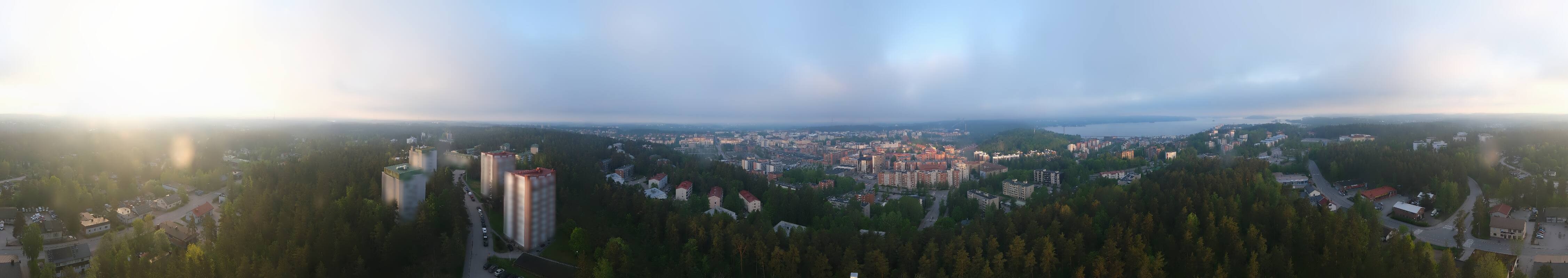 Archiv Foto Webcam Lahti - Mustankallion Wasserturm