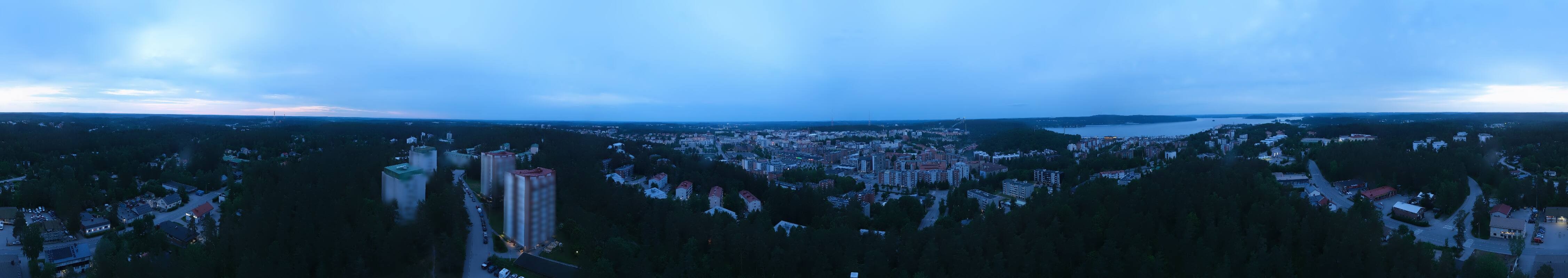 Archived image Webcam Lahti - Mustankallion water tower