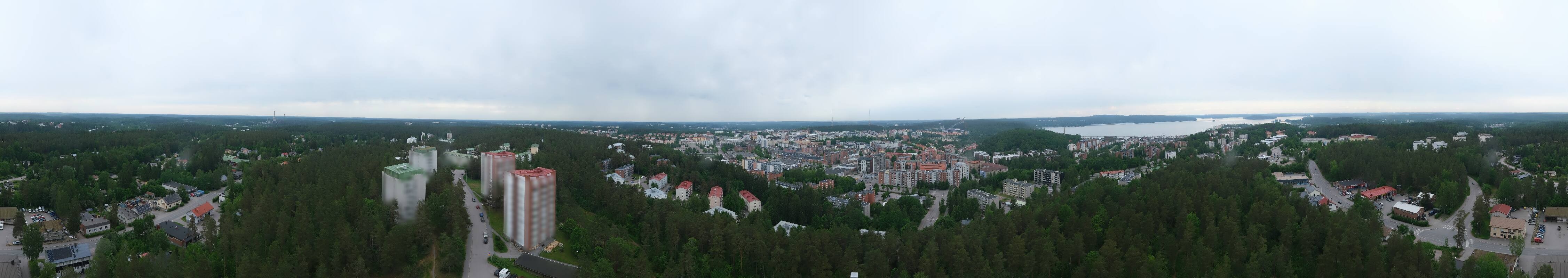 Archived image Webcam Lahti - Mustankallion water tower