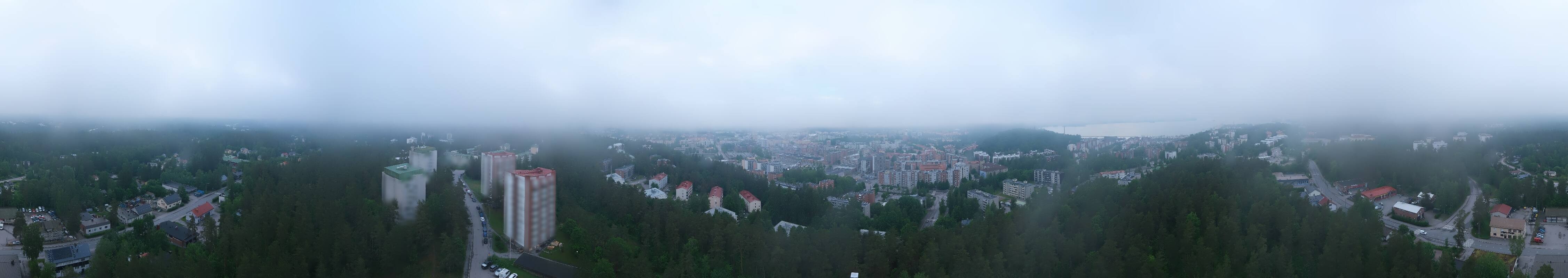 Archived image Webcam Lahti - Mustankallion water tower