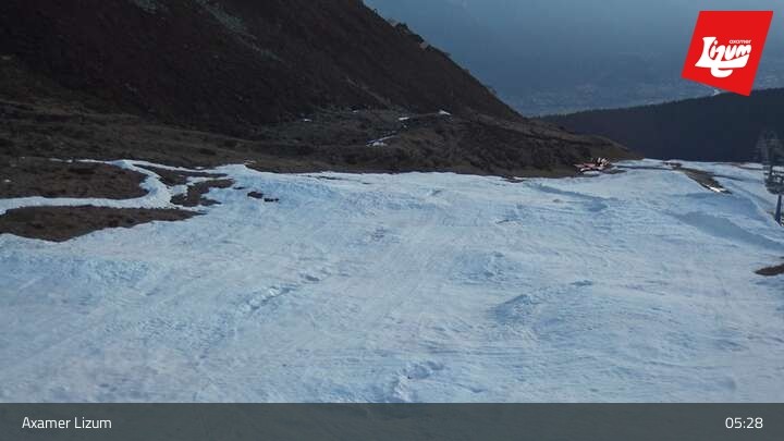 Archiv Foto Webcam Axamer Lizum - Karleitenlift Bergstation