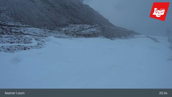 Archiv Foto Webcam Axamer Lizum - Karleitenlift Bergstation