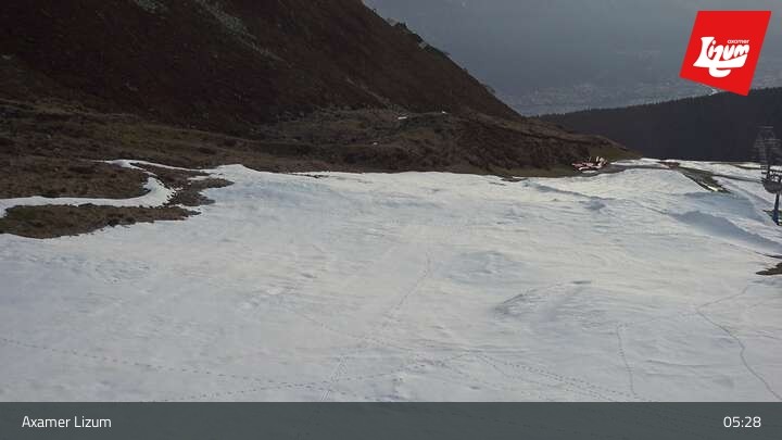 Archiv Foto Webcam Axamer Lizum - Karleitenlift Bergstation