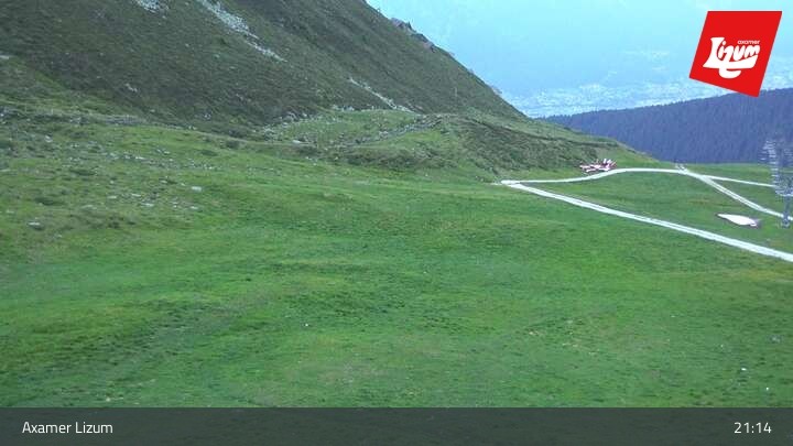 Archiv Foto Webcam Axamer Lizum - Karleitenlift Bergstation