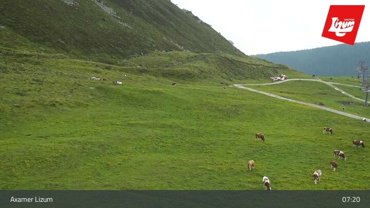 Archiv Foto Webcam Axamer Lizum - Karleitenlift Bergstation