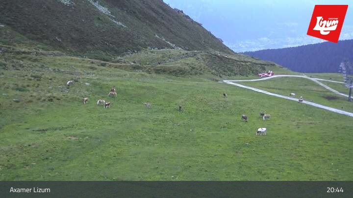 Archiv Foto Webcam Axamer Lizum - Karleitenlift Bergstation