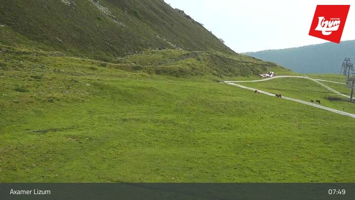 Archived image Webcam Axamer Lizum - Karleitenlift Top Station