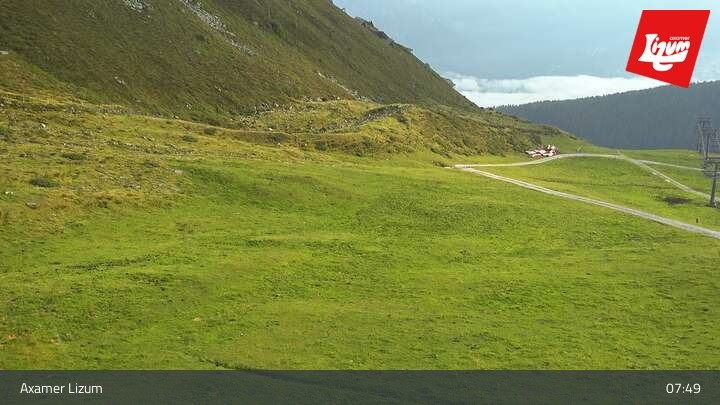Archiv Foto Webcam Axamer Lizum - Karleitenlift Bergstation