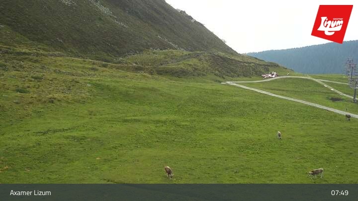 Archiv Foto Webcam Axamer Lizum - Karleitenlift Bergstation