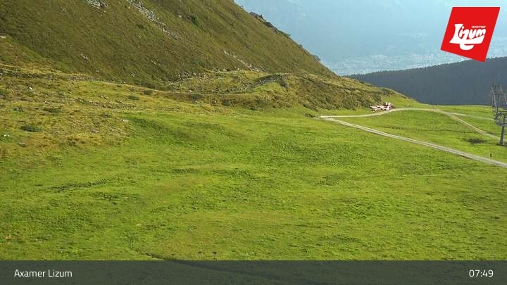 Archiv Foto Webcam Axamer Lizum - Karleitenlift Bergstation