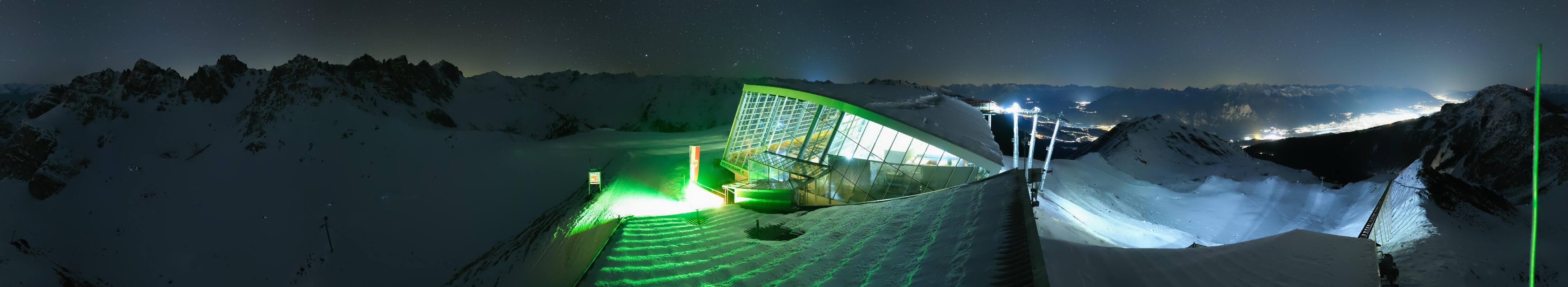 Archiv Foto Webcam Axamer Lizum: Bergstation Olympiabahn