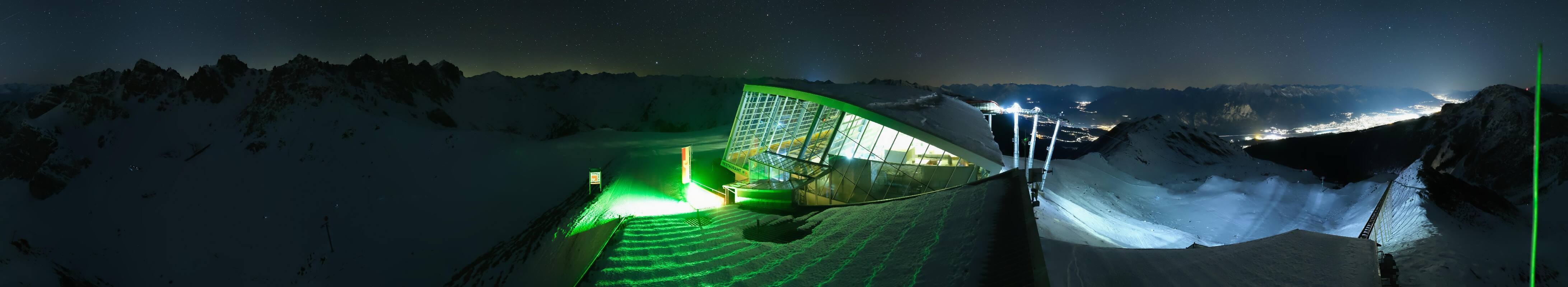 Archiv Foto Webcam Axamer Lizum: Bergstation Olympiabahn