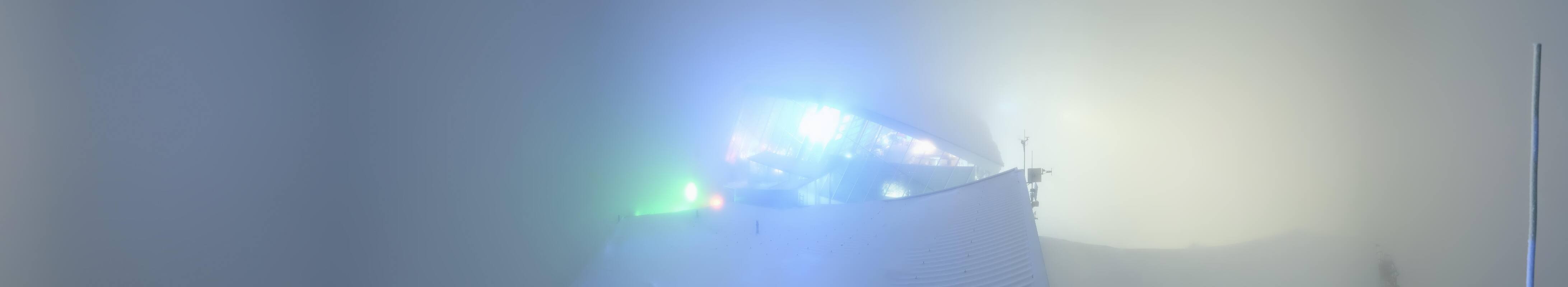 Archived image Webcam Axamer Lizum: Top station Olympia funicular