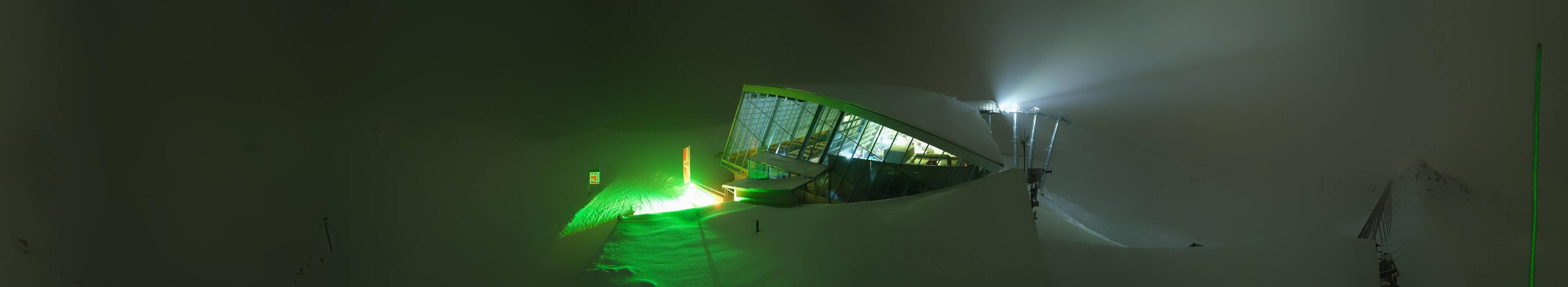 Archiv Foto Webcam Axamer Lizum: Bergstation Olympiabahn