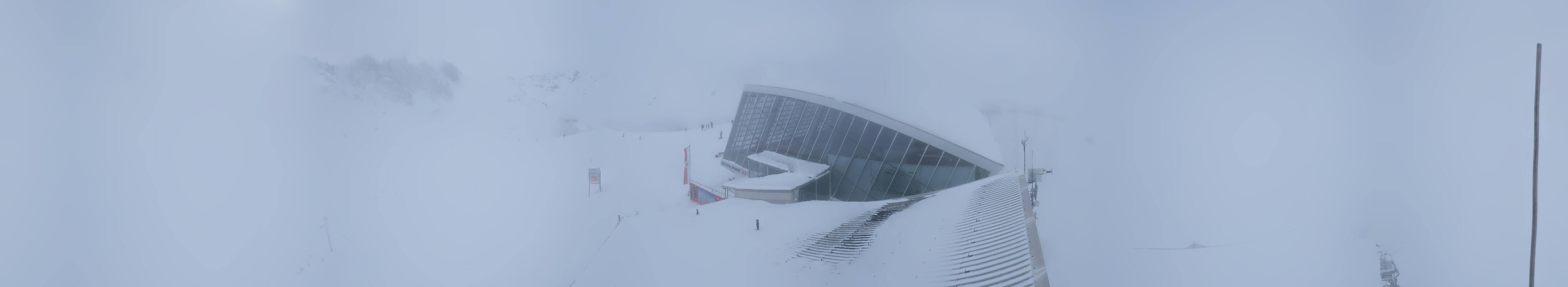Archiv Foto Webcam Axamer Lizum: Bergstation Olympiabahn