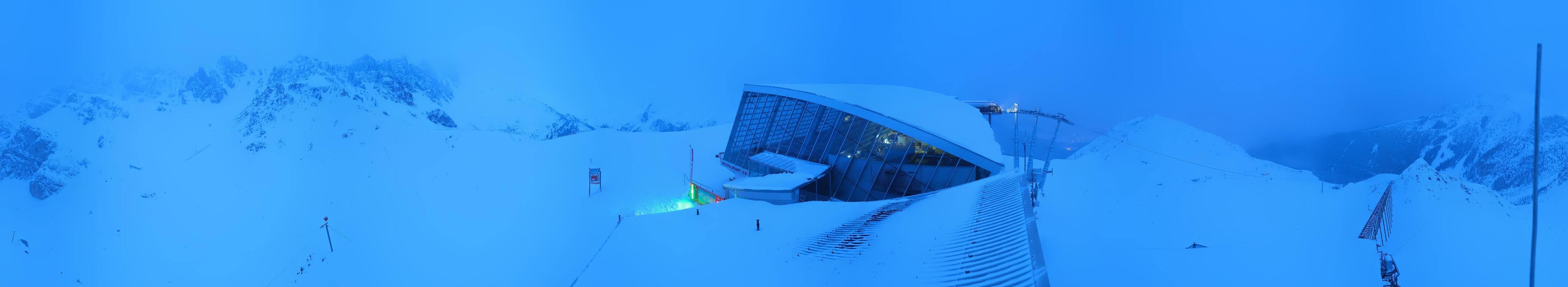 Archiv Foto Webcam Axamer Lizum: Bergstation Olympiabahn