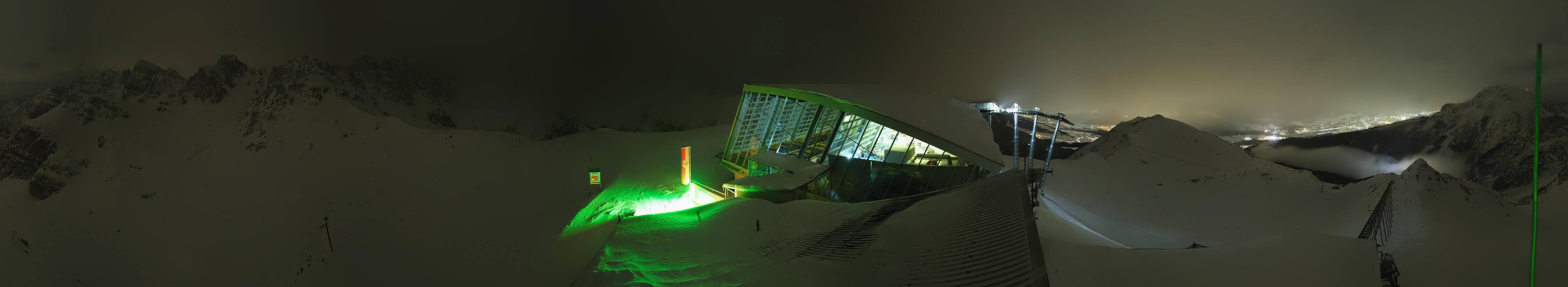 Archiv Foto Webcam Axamer Lizum: Bergstation Olympiabahn