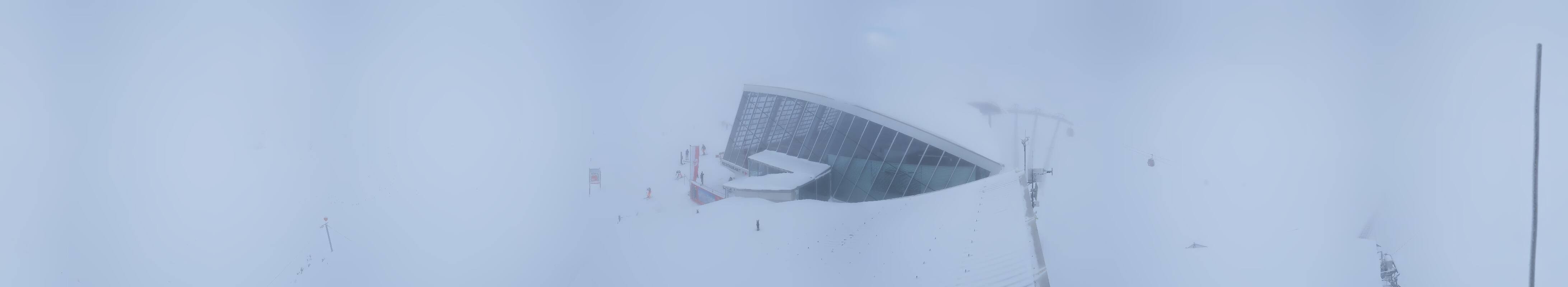 Archiv Foto Webcam Axamer Lizum: Bergstation Olympiabahn