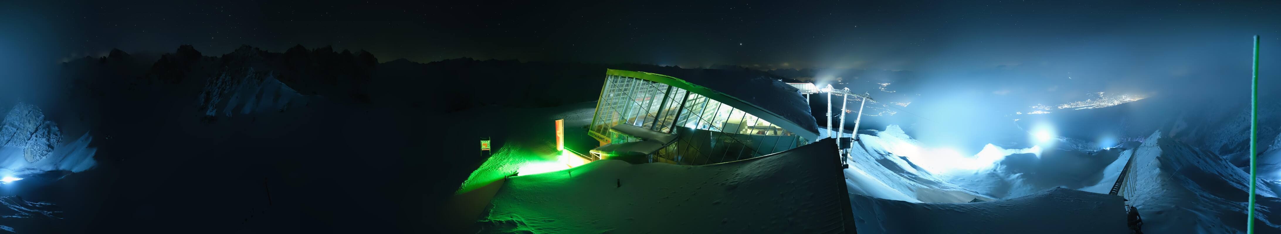 Archiv Foto Webcam Axamer Lizum: Bergstation Olympiabahn